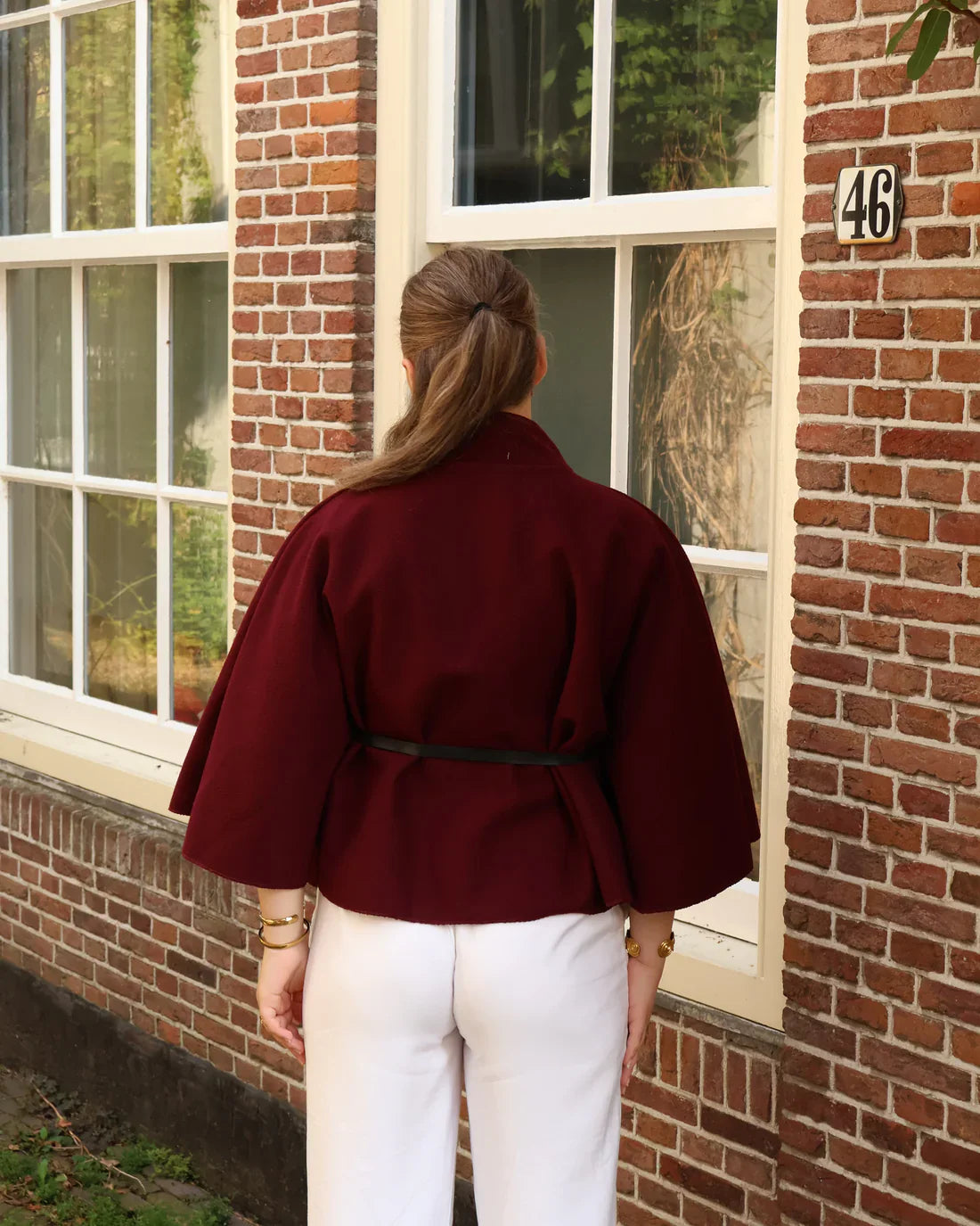 Annelieke - Wollen herfst jas voor dames