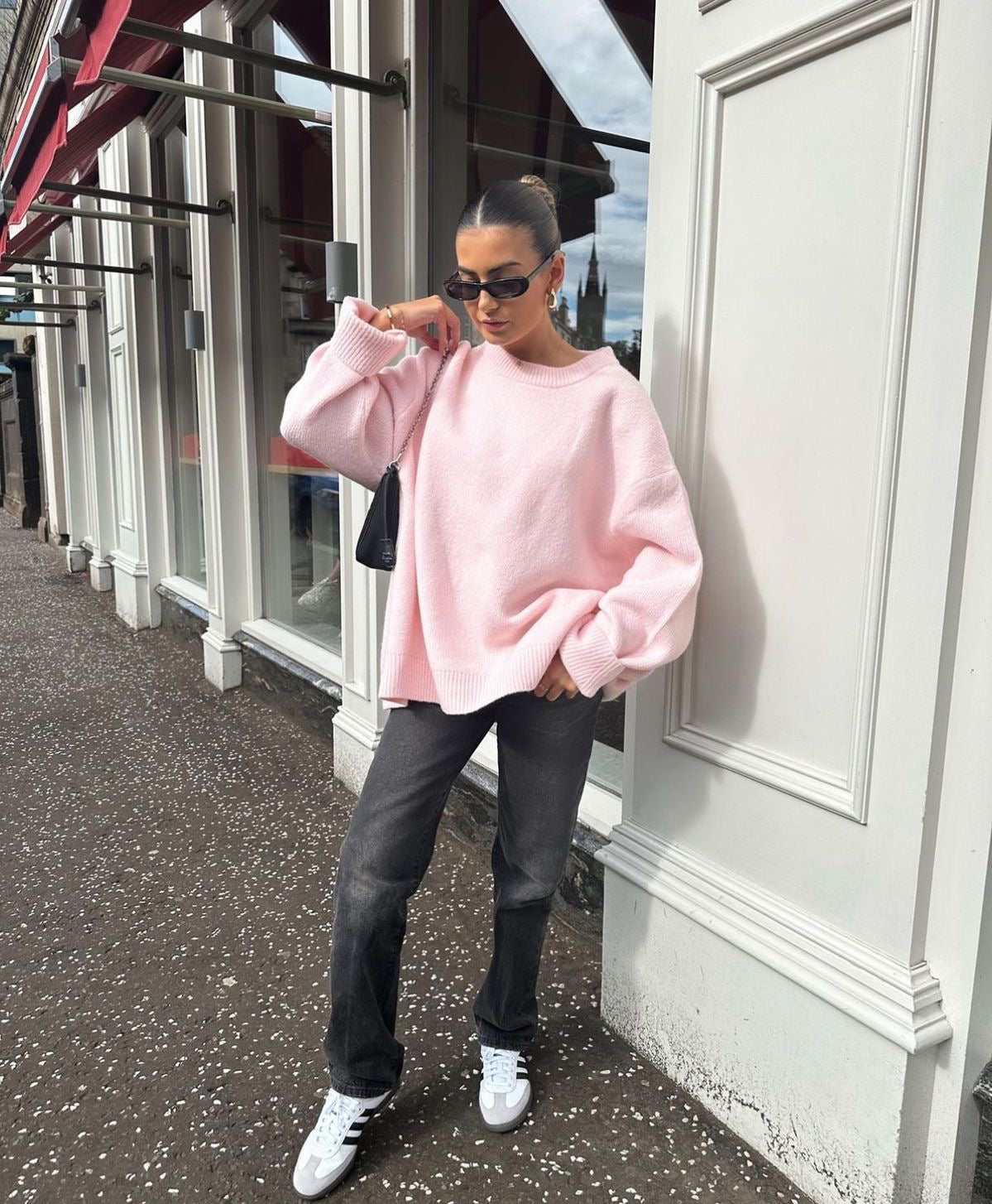 NOAH | Trendy Roze Sweater Voor de Herfst