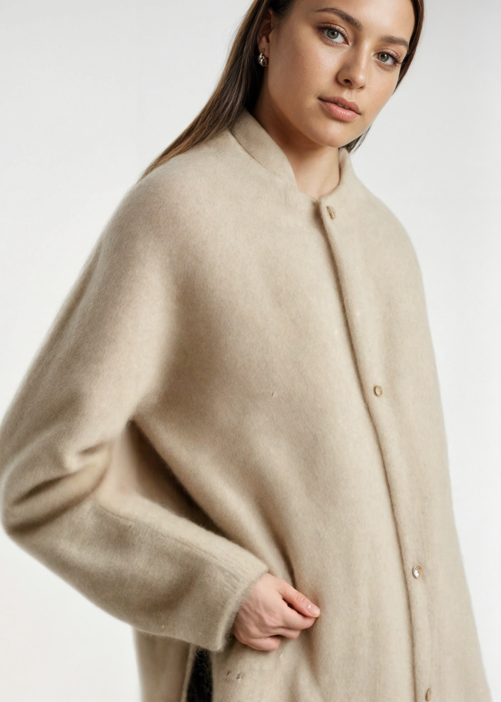 Nicole | Stijlvol Vest van Zachte Stof Dames - Comfortabele Open Cardigan