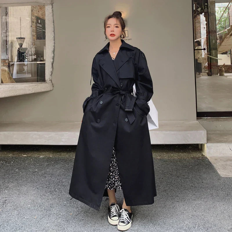 Linneke - Oversized Dames Trenchcoat voor de Herst