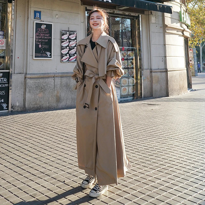 Linneke - Oversized Dames Trenchcoat voor de Herst