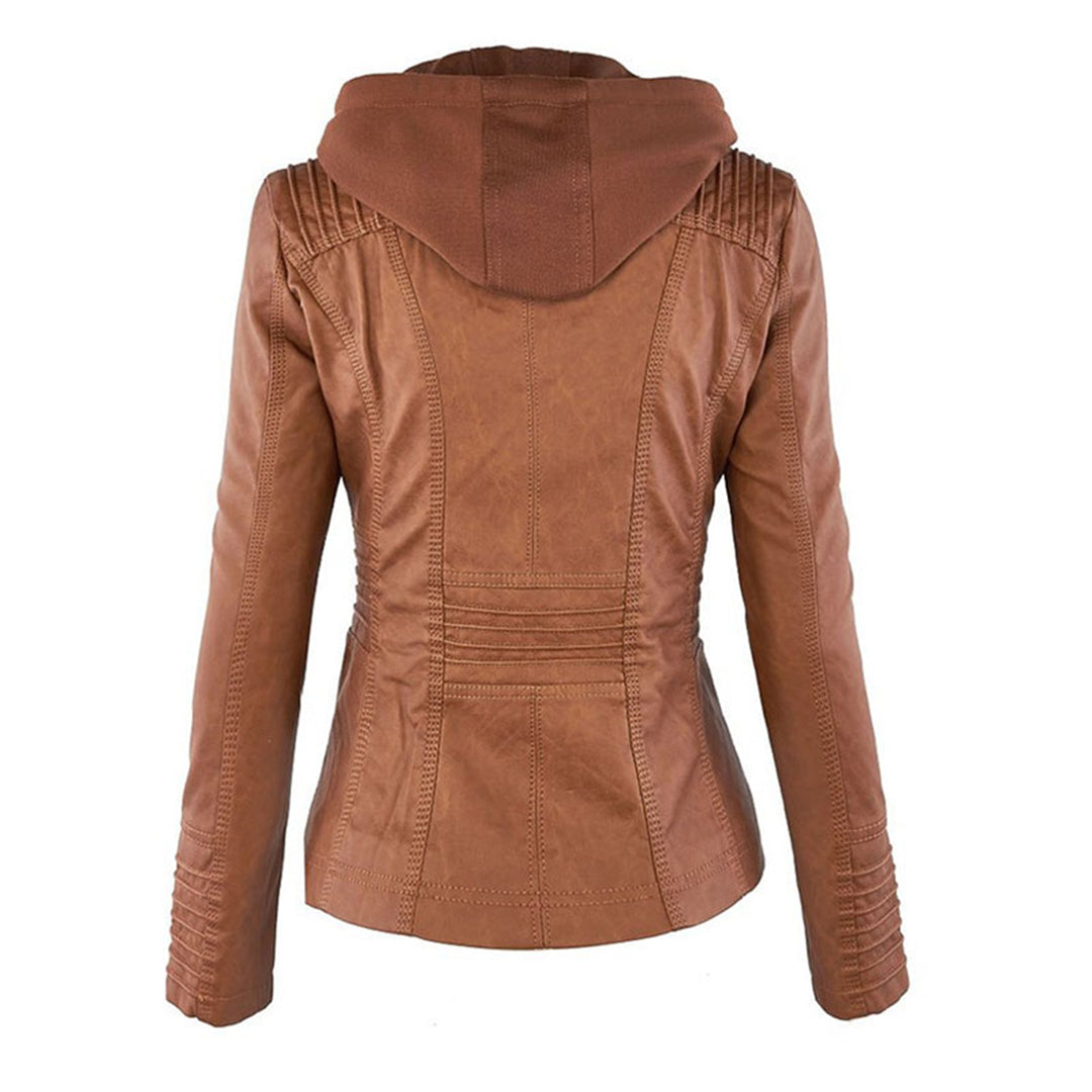 LYNN - Stoere Leren Herfstjas voor dames