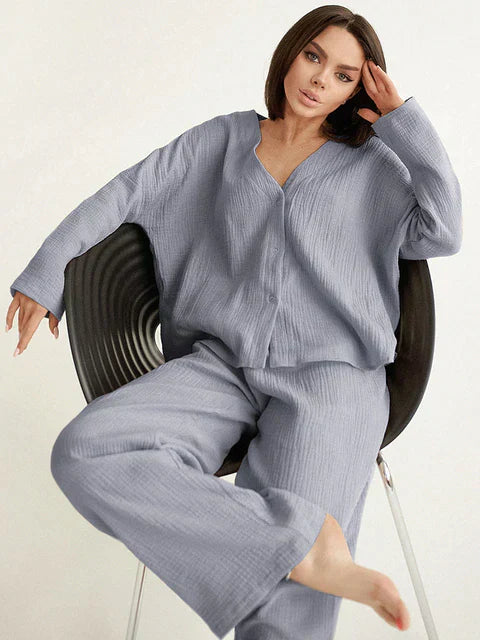 Guusje | Oversized katoenen loungewear set voor dames