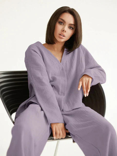 Guusje | Oversized katoenen loungewear set voor dames