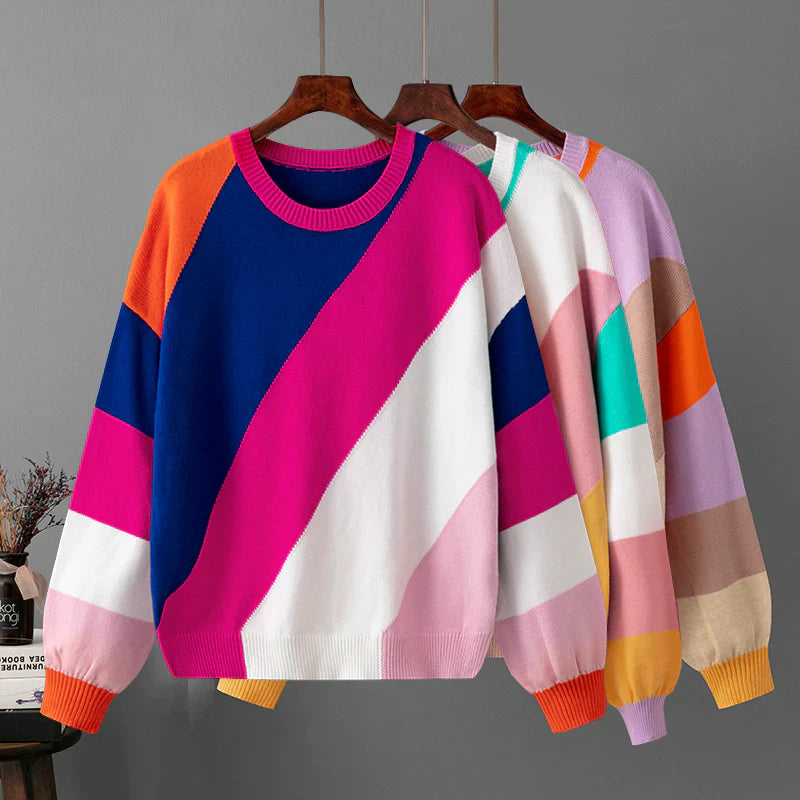 Mariella | Gestreepte Herfst Trui voor dames