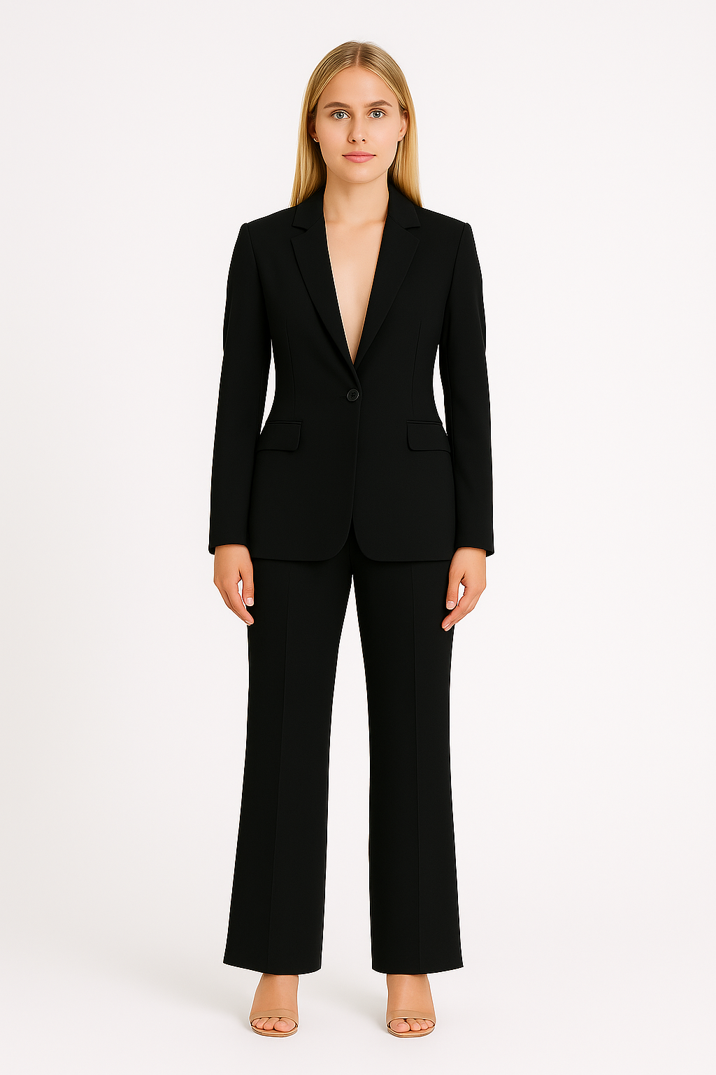 Bodille | Elegante Blazer en Pantalon Set voor een Stijlvolle Zakelijke Look