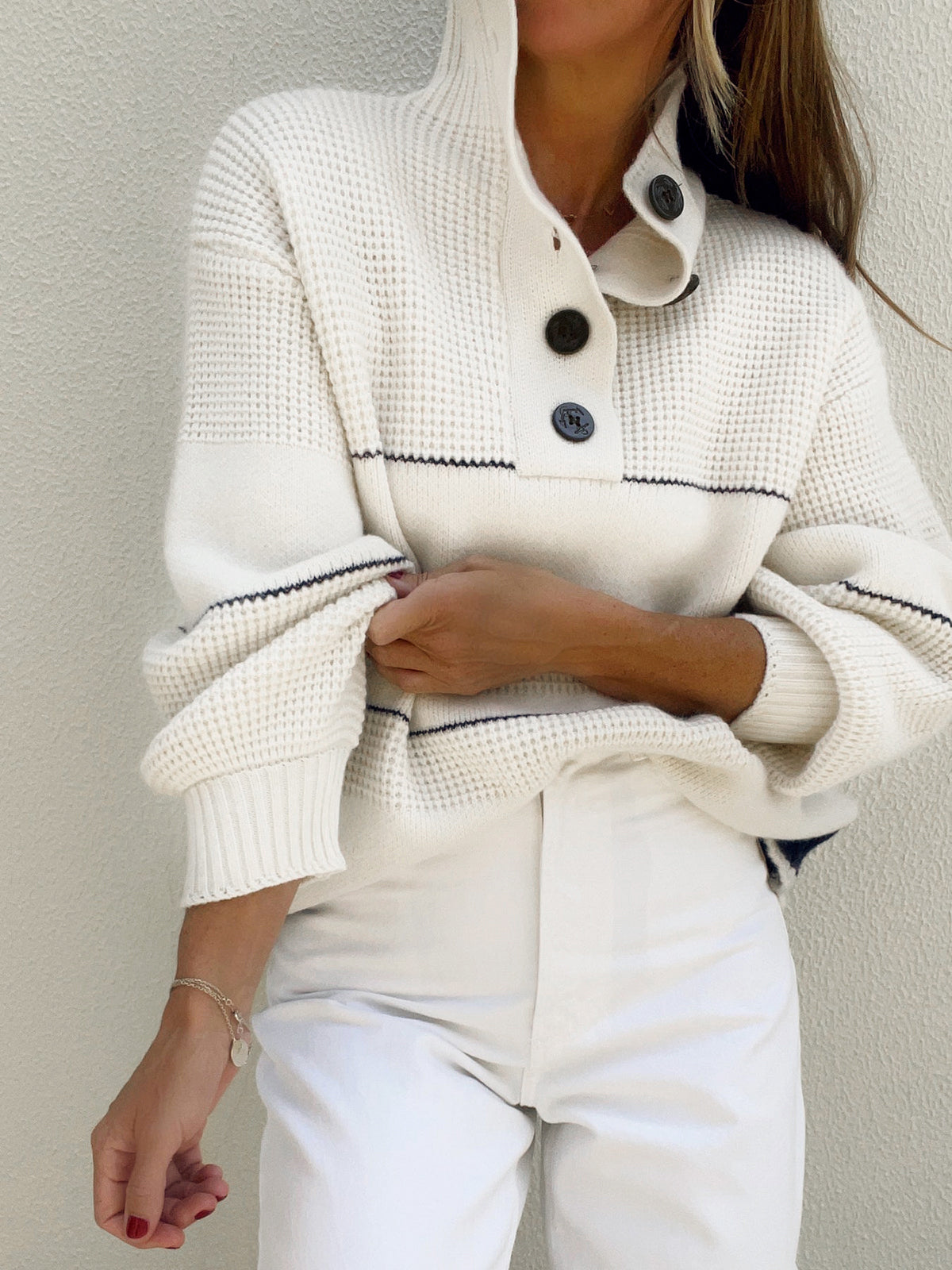 Sabrina | Ovaal Gebreide Trui Dames - Casual Comfort