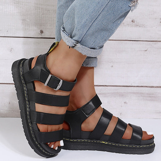 Ivon - Leren Comfortabele Sandalen