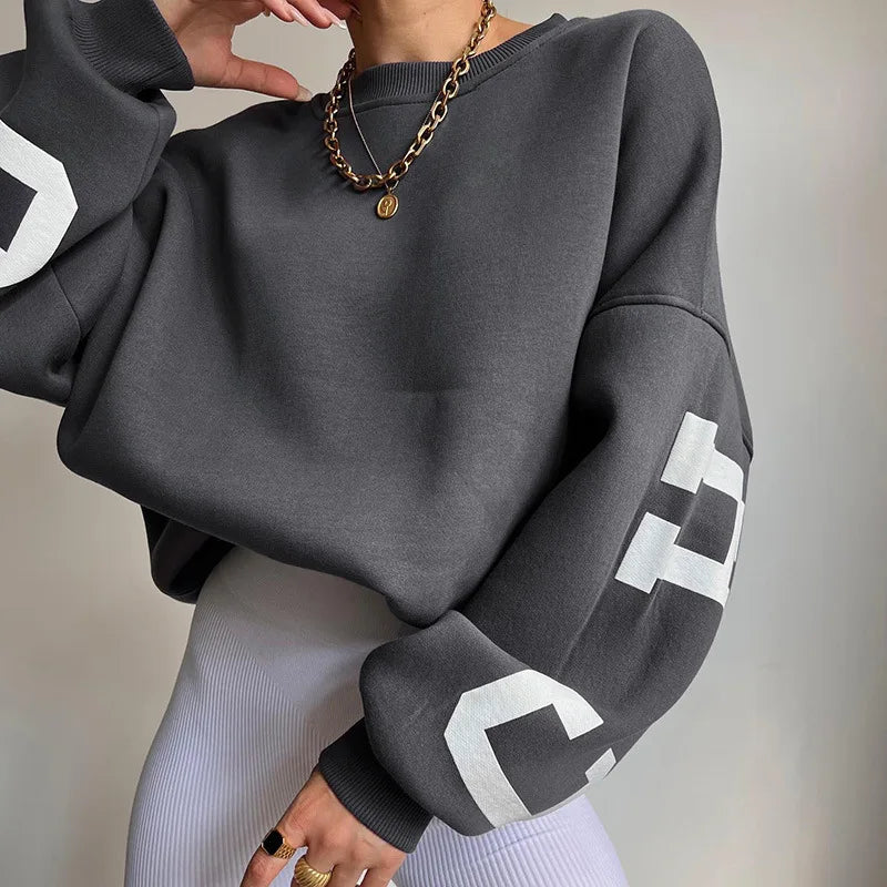 Romina - Comfortabele Casual Dames Oversized Sweatshirt voor de Herfst