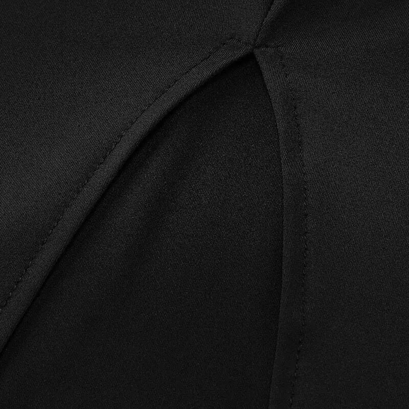 Romee | Stijlvolle Slanke Zwarte Jurk