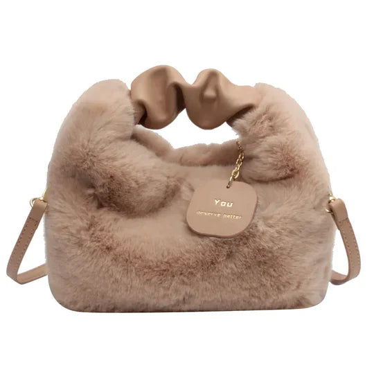 Virginia | Elegante Zachte Fluffy Tas voor dames