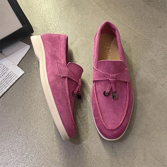 Melody | Elegante suède instappers met comfortabele zool