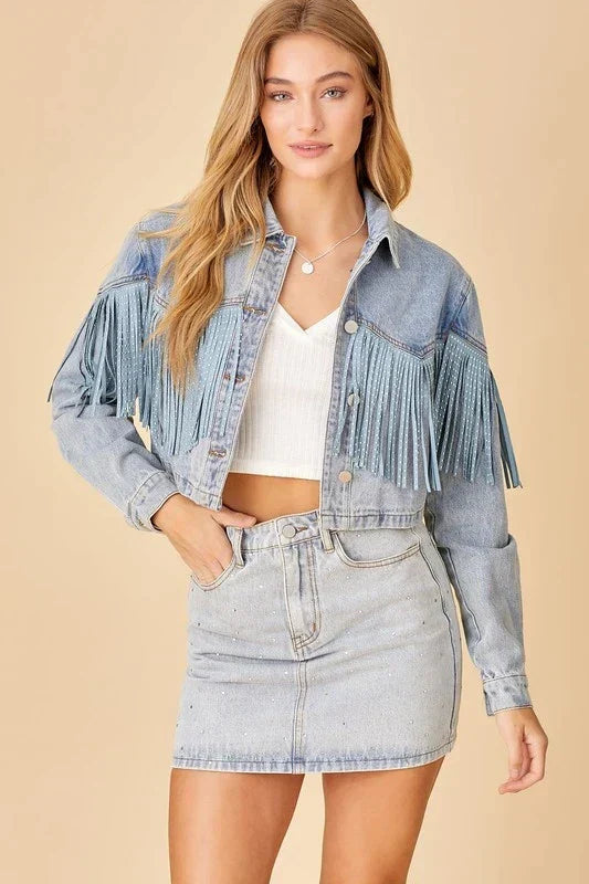 Lissa | Losvallend Denim Jasje voor dames
