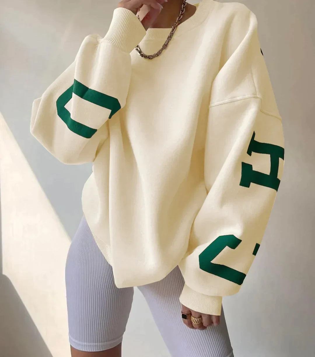 Romina - Comfortabele Casual Dames Oversized Sweatshirt voor de Herfst