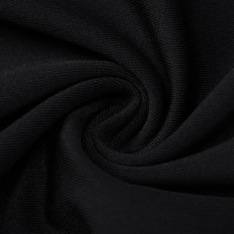 Romee | Stijlvolle Slanke Zwarte Jurk