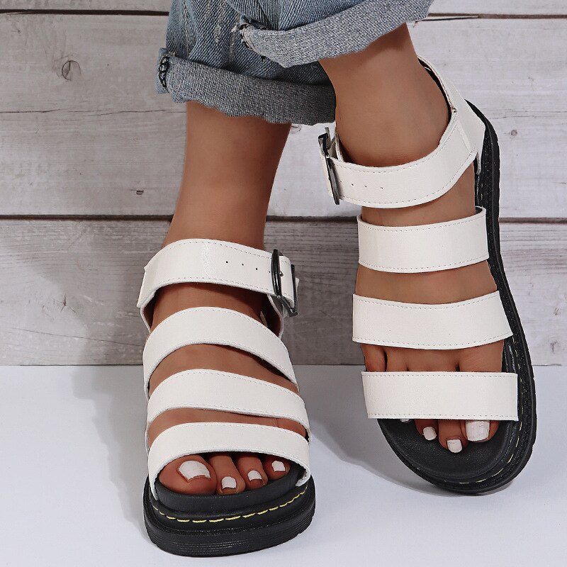 Ivon - Leren Comfortabele Sandalen