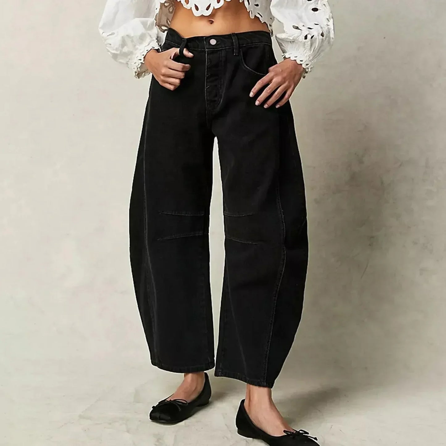 Esra – Wide-Leg Comfort Dames Jeans