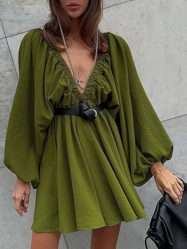 Avignon | Bohemian zomerjurk met lange mouwen