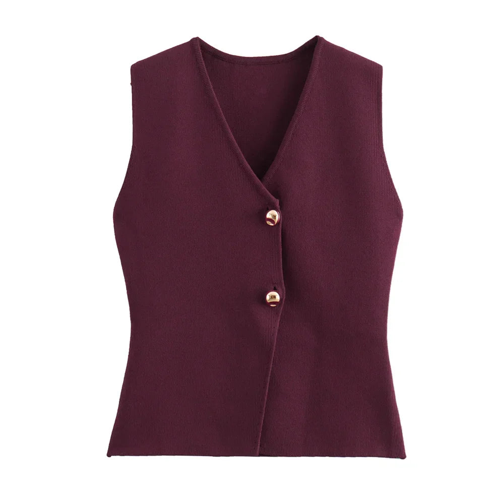 Vonne - Gold Button Bodywarmer