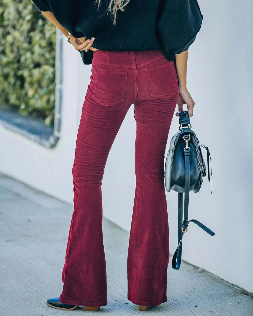 CLAIRE - High waist flared pants