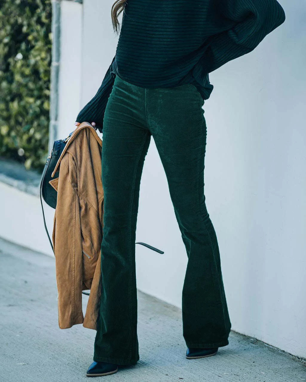 CLAIRE - High waist flared pants