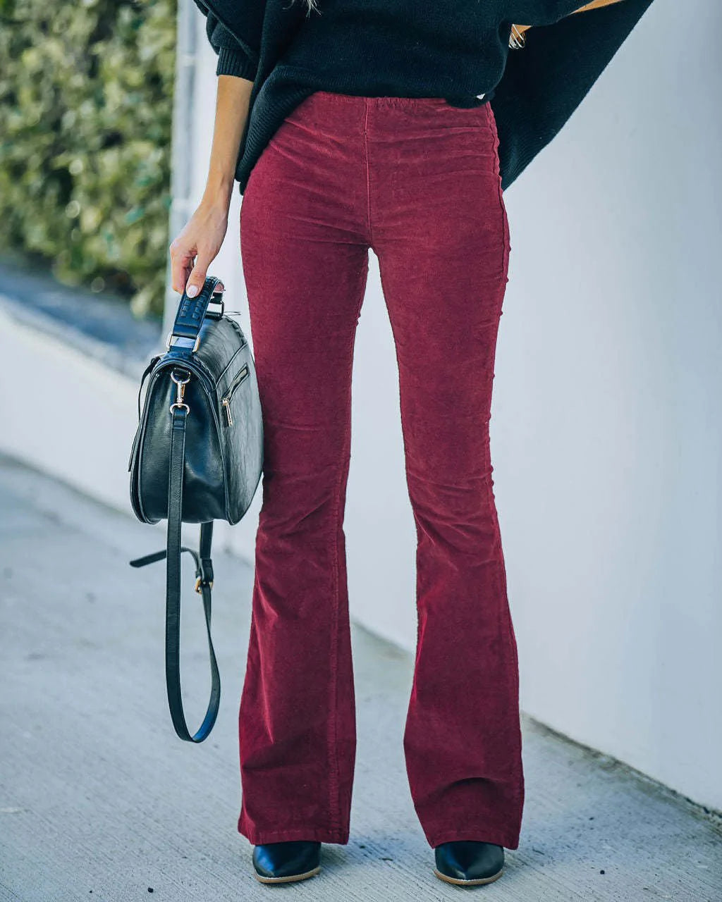 CLAIRE - High waist flared pants