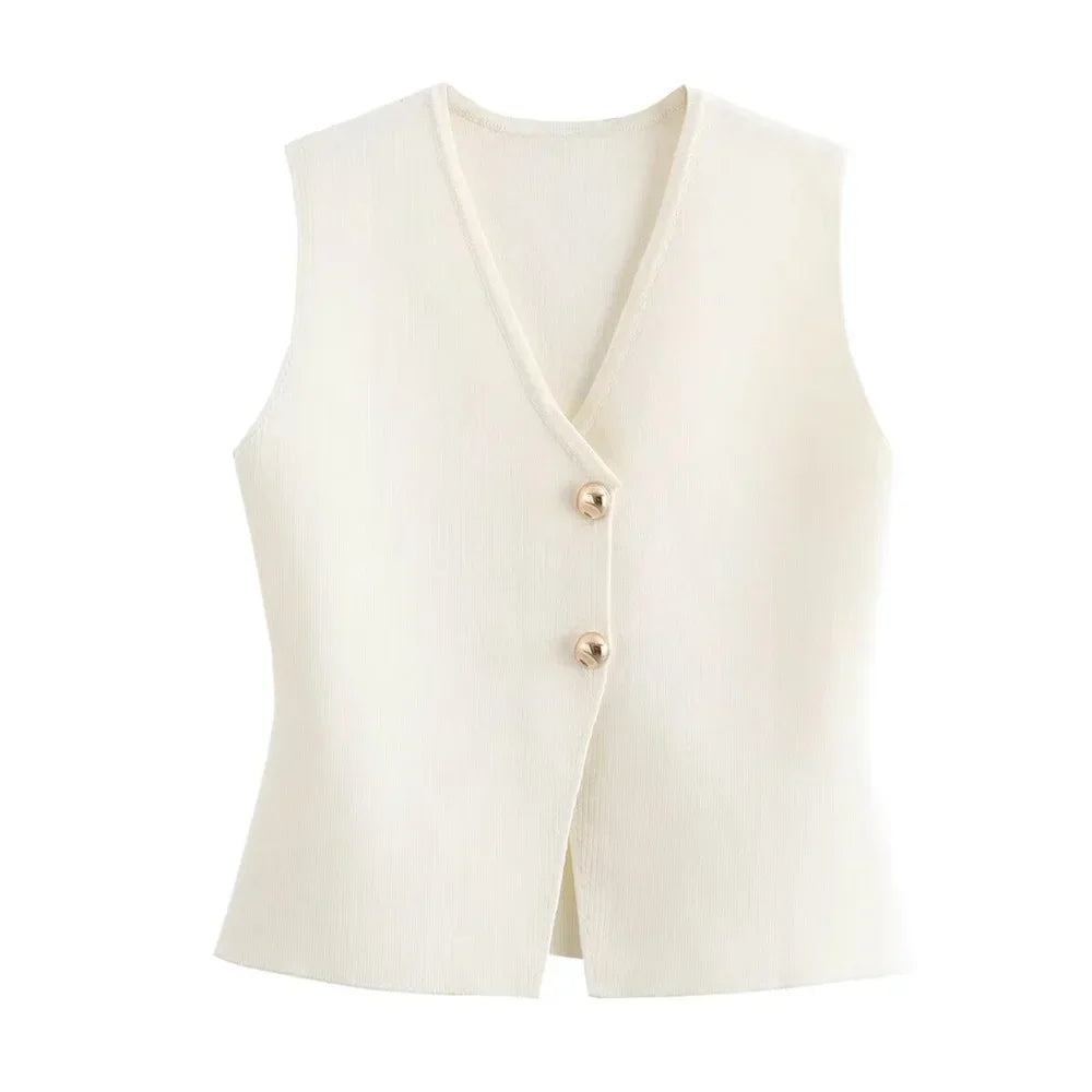 Vonne - Gold Button Bodywarmer