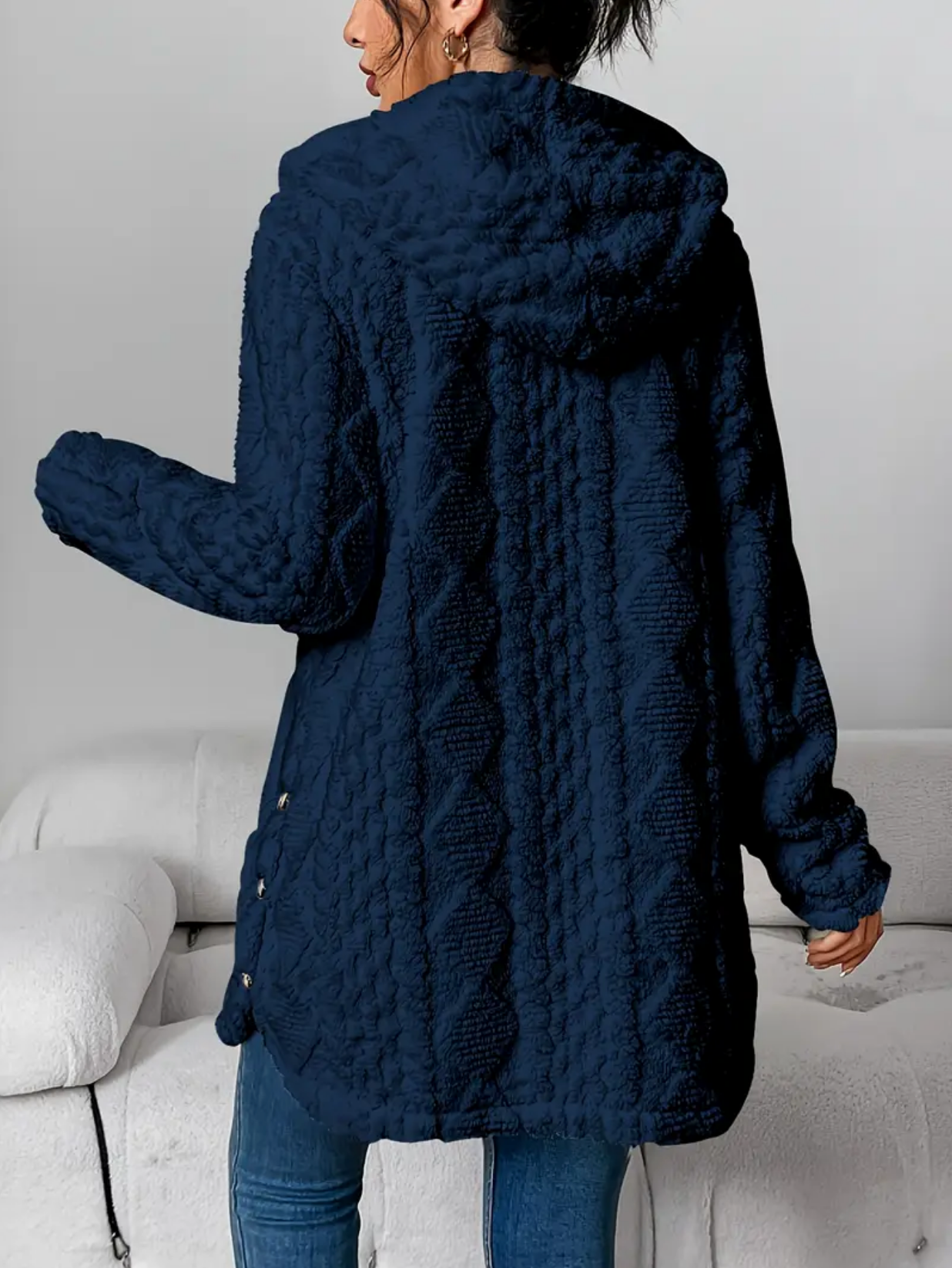 Celeste | Dames vest van zacht teddy-materiaal