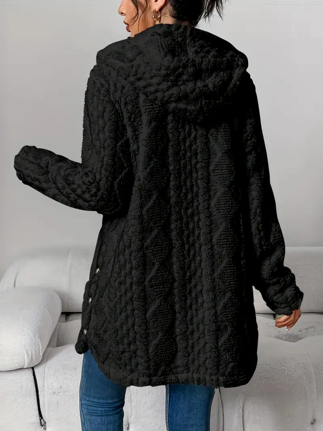 Celeste | Dames vest van zacht teddy-materiaal