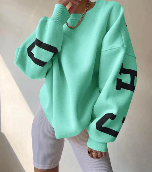 Romina - Comfortabele Casual Dames Oversized Sweatshirt voor de Herfst