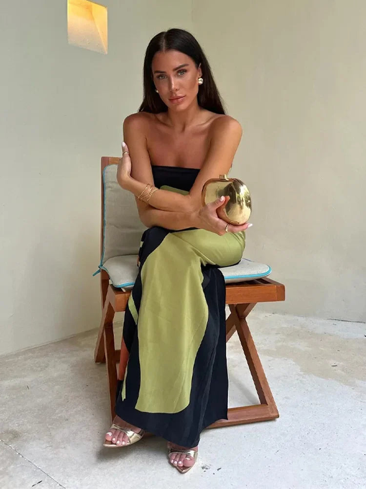 Makayla – Luxe Veneta Strapless Jurk