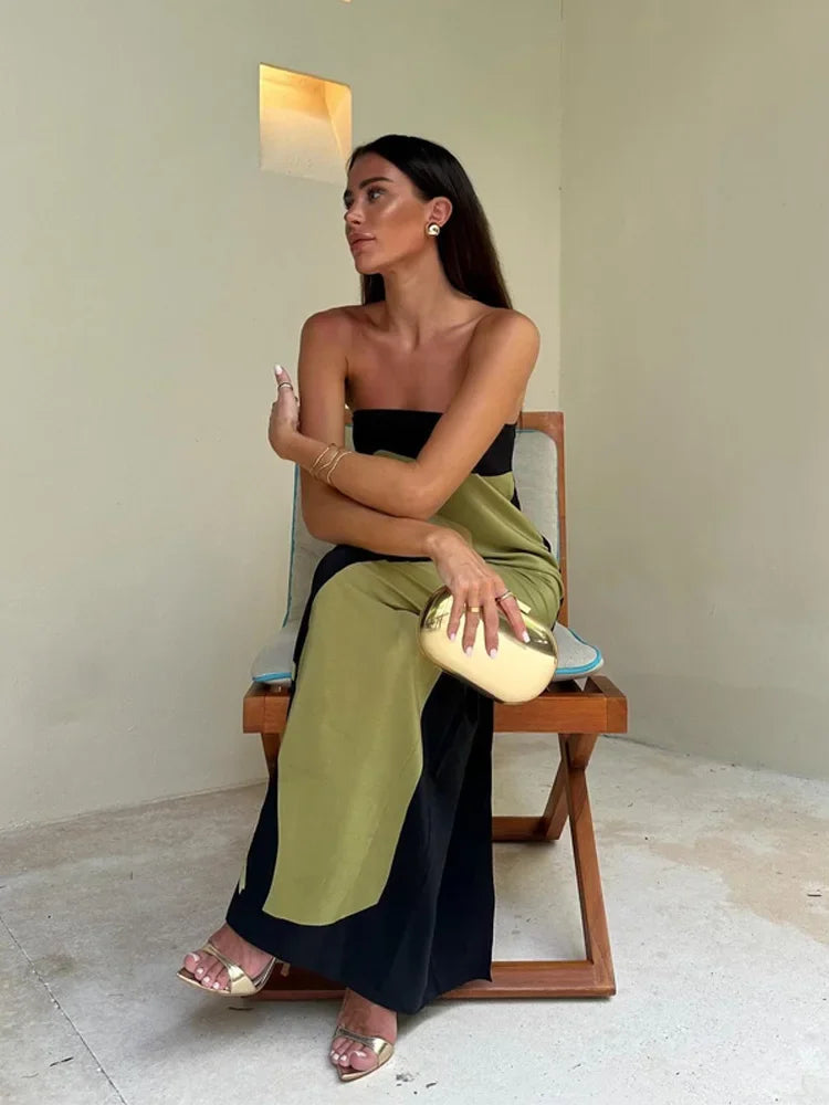 Makayla – Luxe Veneta Strapless Jurk