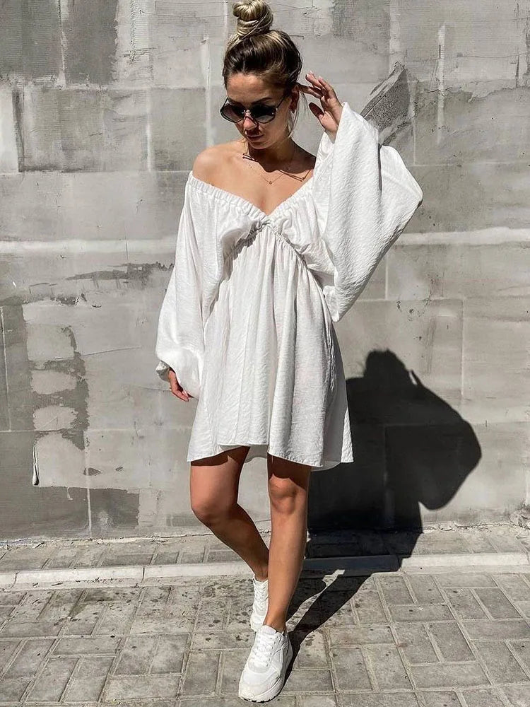 Avignon | Bohemian zomerjurk met lange mouwen