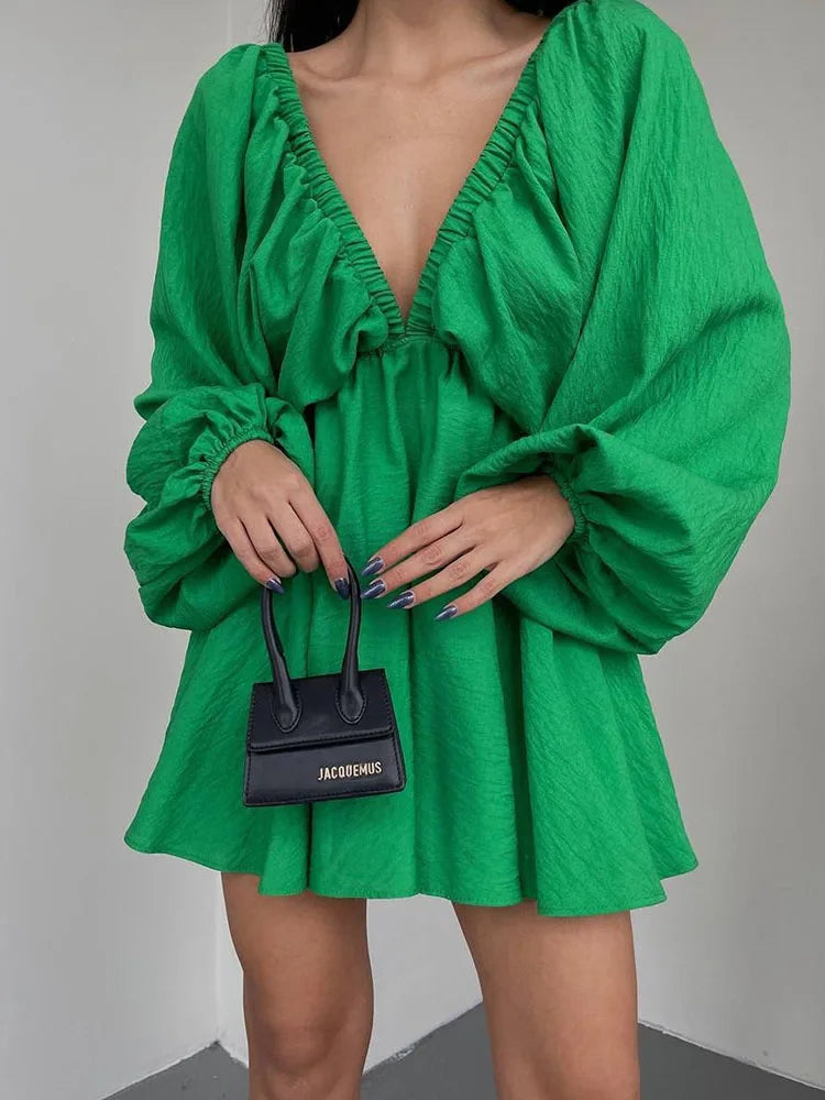 Avignon | Bohemian zomerjurk met lange mouwen