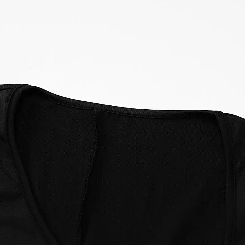Romee | Stijlvolle Slanke Zwarte Jurk