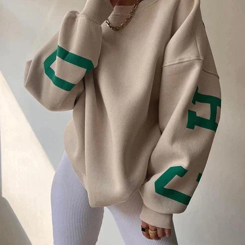 Romina - Comfortabele Casual Dames Oversized Sweatshirt voor de Herfst