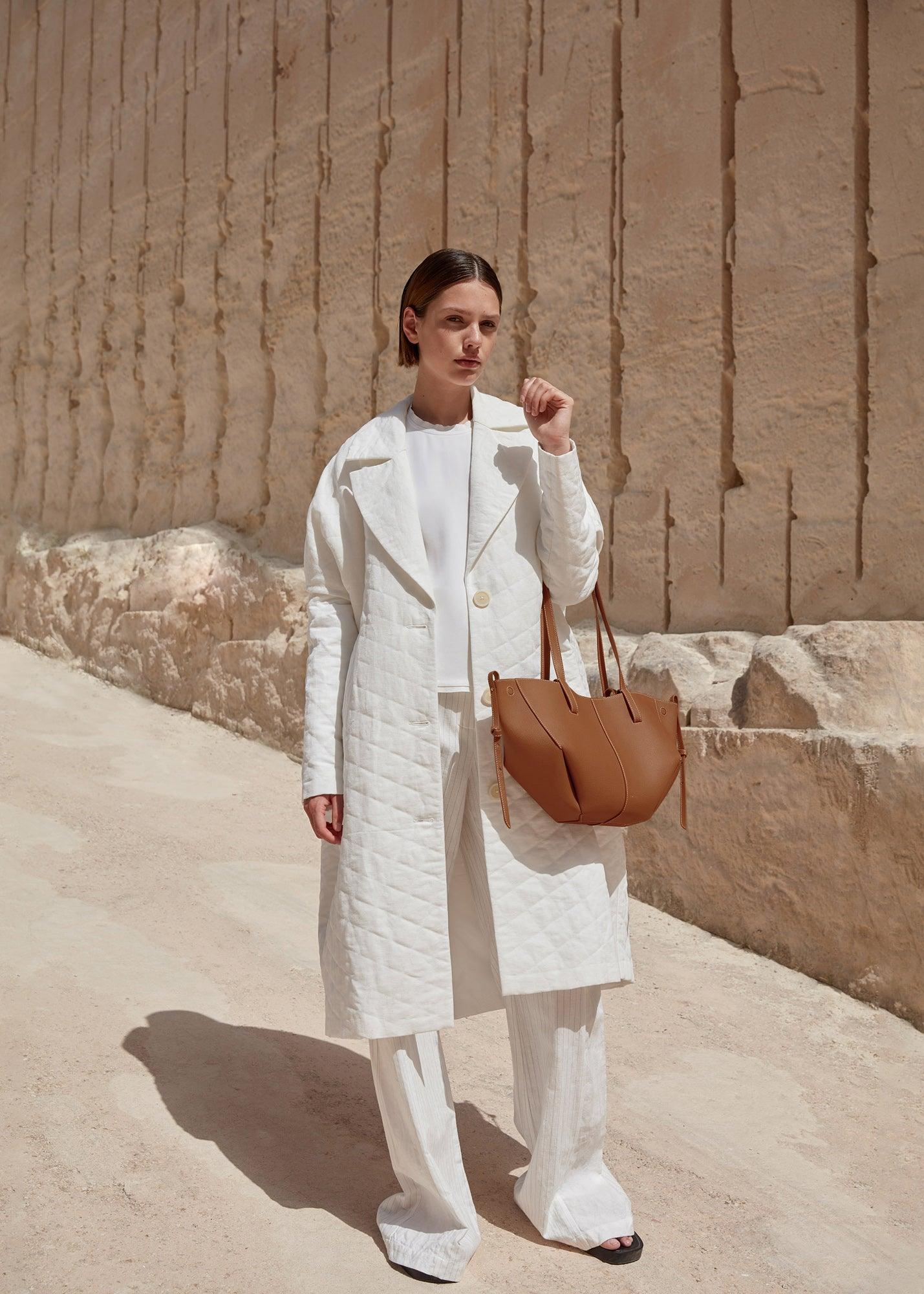 Porto - Oversized Dames Tote Bag van Leer