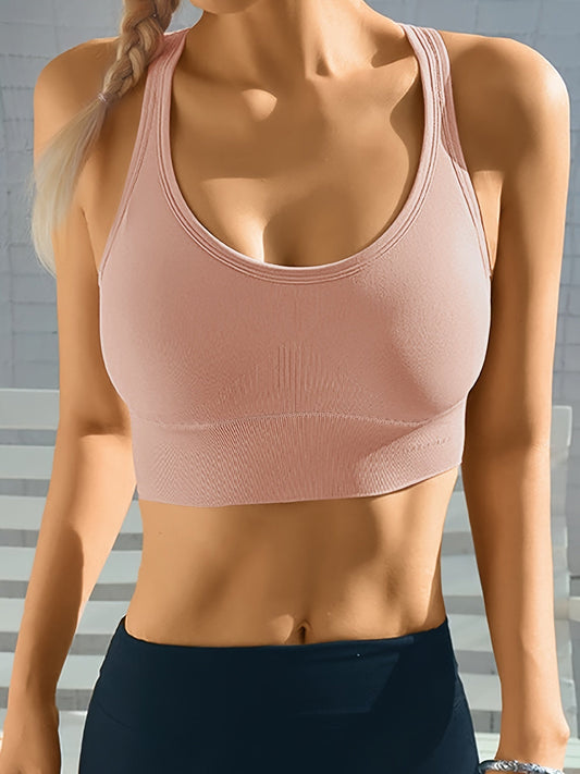 Denise | Naadloze Racerback Sporttop β Ademend Stretchmateriaal
