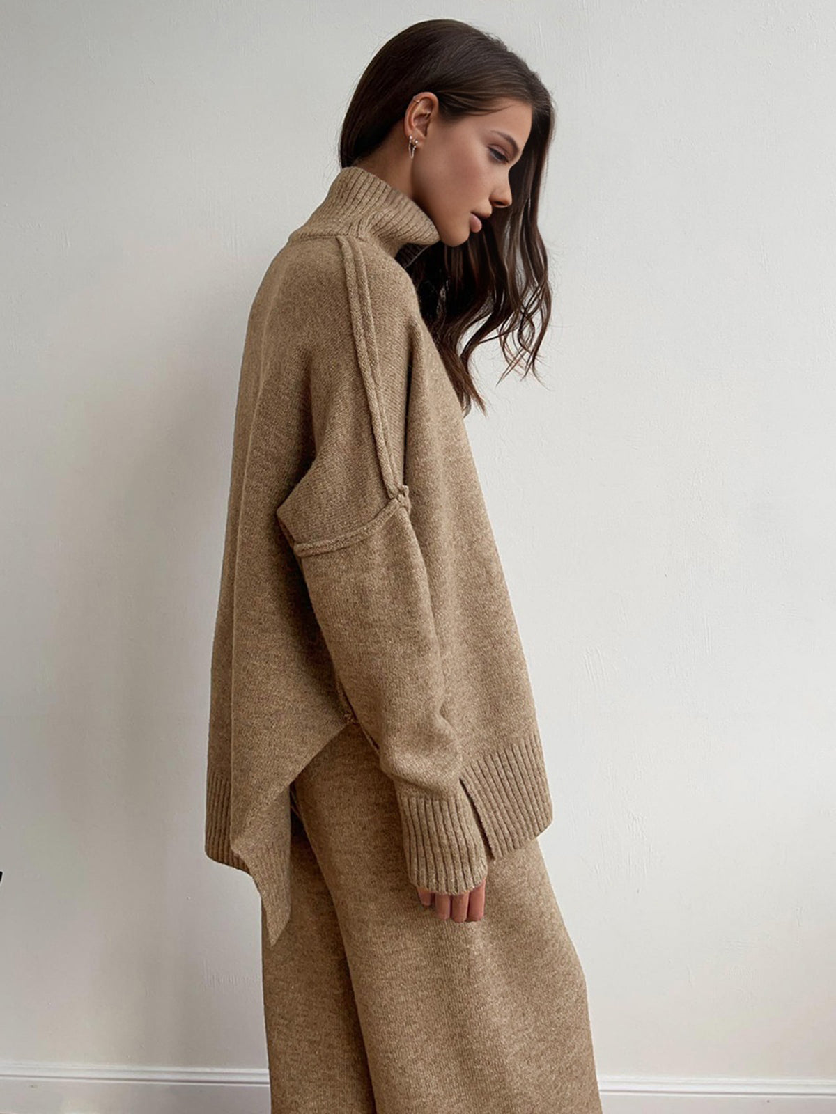 Ine | Stijlvolle Gebreide Tweedelige Set met Stretch