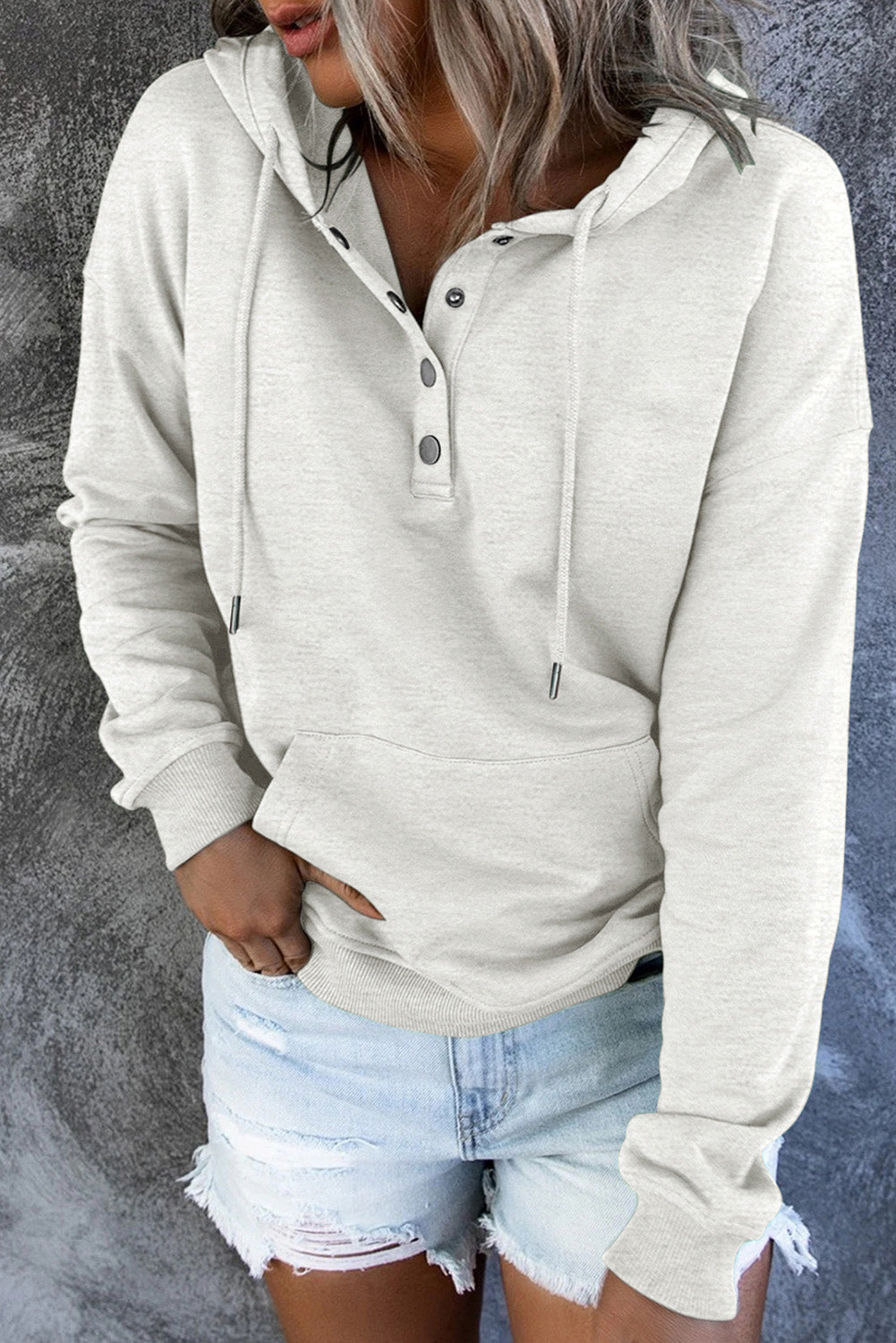 June | Basic Dames Hoodie Trui voor de Herfst