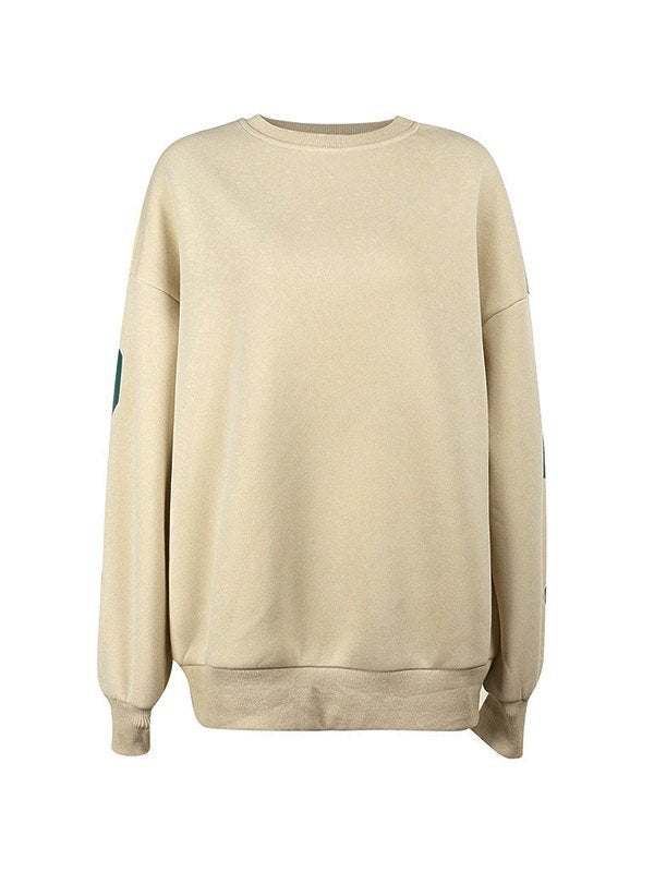 Niene | Oversized College Sweater van Zachte Sweaterstof