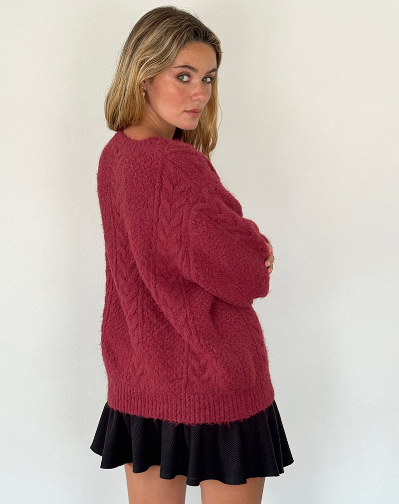 Lisa | Zachte Gebreide Cardigan met Parelknopen