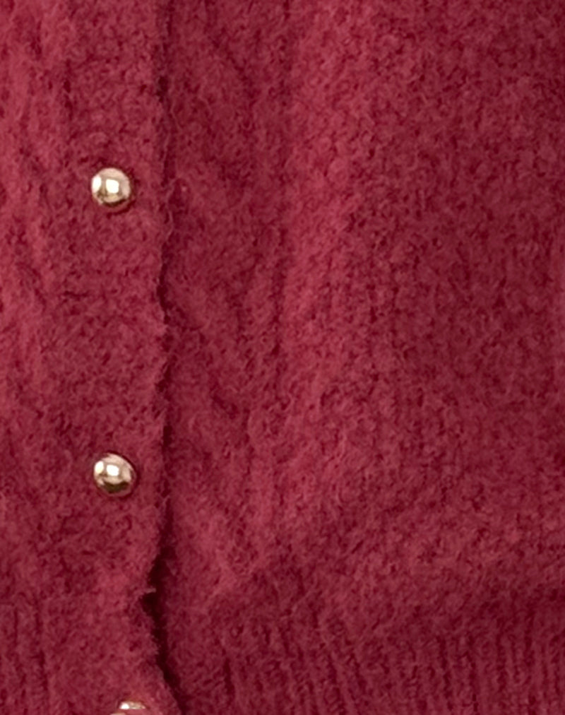Lisa | Zachte Gebreide Cardigan met Parelknopen