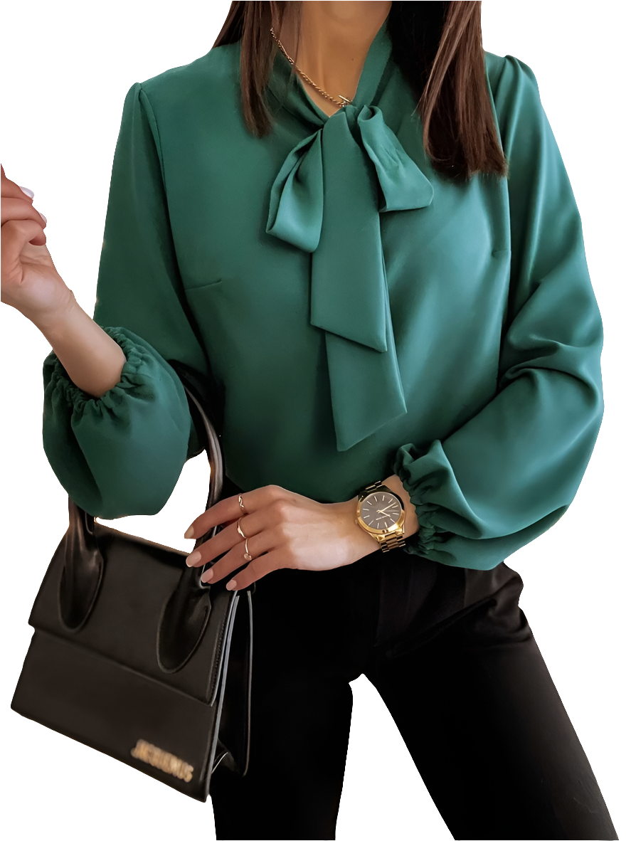 Cilia | Klassieke Dames Blouse met Strik