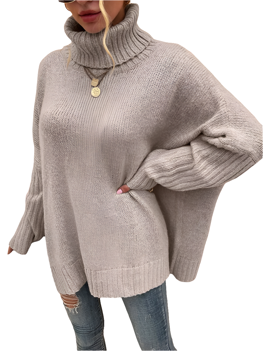Romy | Casual Dropped Shoulder Jumper Coltrui voor damesr