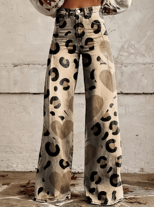 Lana | Boho Vintage Wide Leg Broek