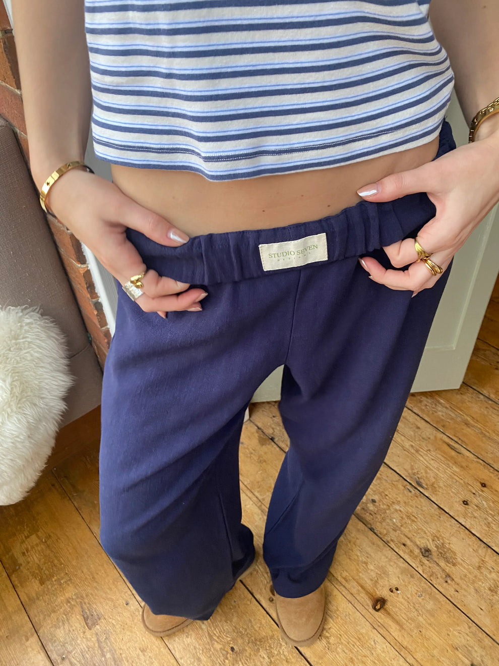 Nadine | Katoenen Lounge Broek met Comfort Fit