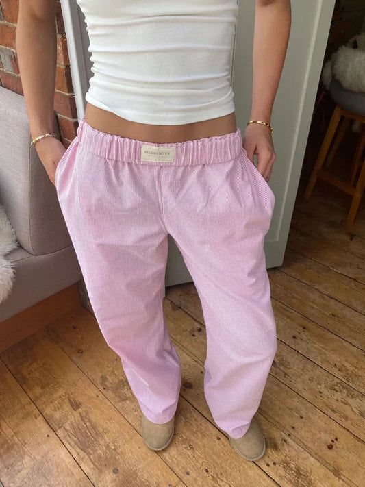 Nadine | Katoenen Lounge Broek met Comfort Fit