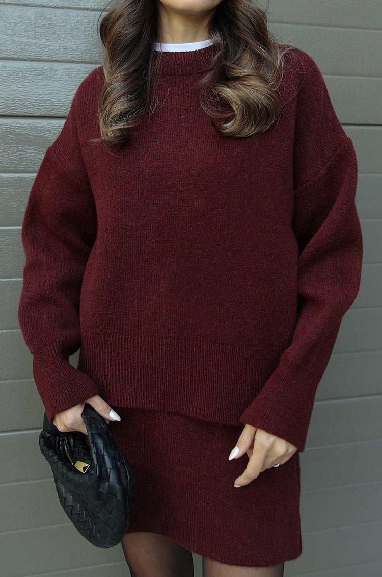 Indra - Elegante Set van Trui en Rok