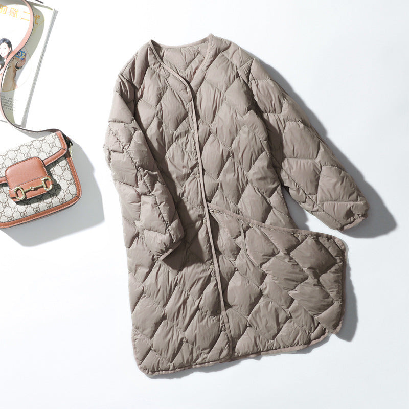 Karla | Lichtgewicht Argyle Donsjas Dames
